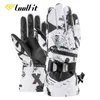 Coolfit Men Men Skil Ultralight Wodoodporne zimowe ciepłe rękawiczki snowboardowe Motocykl Riding Wodoodporne rękawiczki 0909