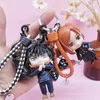 Keychains Jujutsu Kaisen Siffror Keychain för bilnycklar 2021 Men Anime Trinkets Gojo Satoru Keyring Accessories Women's Bag LA322K