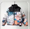 Men's Designer Down Jacket Women's Jacket Solid Color Pattern Street Parker Hooded Sweater Hip Hop Winter Cotton Fashion Outdoor Couple Thickening Warm Coat