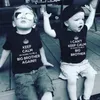 Overhemden zwangerschap kondigen aan dat ik weer een grote broer zal worden Kinderen T -shirt kinderen matching kleding top outfits