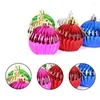 Feestdecoratie 12 stks kerstboom decor pompoenbal baubble kersthangende ornament decoraties voor thuiscadeau