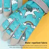 Ski Children Winter Warm s Boy Girls Thick Windproof Skating Snow Kids Cartoon Mitten Non-slip Thermal Glove 0909