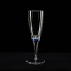 Copas de vino Flash LED Cambio de color Activado por agua Iluminar Champán Cerveza Whisky 150 ml Vaso para bebidas Diseño elegante Vaso para beber Cóctel Novedad 5 oz