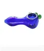 Stained Mini Glass Pipe Model 4 Inch Pipes Smoking Accessories Hookah Tobacco Spoon Colored Small Hand Pipes For Oil Burner Dab