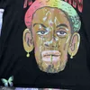 Men's T-Shirts Ethnic Headscarf Graffiti Character Heavy Fabric High Quality T-Shirt T220909