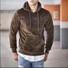 رجال swoodies sweatshirts تحمل الصوف لخريف الشتاء هوديي طباعة قمم دافئة مقنعين بالإضافة إلى حجم 5xl 220913