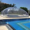 As piscinas infláveis ​​cobrem a banheira de hidromassagem transparente de hidminação bolha da tenda de bolhas de inverno