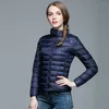 Women's Vests Women Autumn Jacket 15 Colors Women's Lightweight Water-Resistant Packable Puffer Coat Down Short Jacket 220913