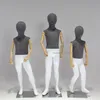 Neues Design Glasfaser Mannequin wei￟er Bein Stoff Ganzk￶rper Kinder stehen Mannequins Dummy f￼r Kinderbekleidung Display Modell zum Verkauf
