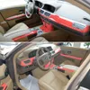 Bilstyling 5D Carbon Fiber Car Interior Center Console Color Change Molding Sticker Decals f￶r BMW 7 Series E65 E66 2004-2008