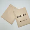 Gift Wrap 50pcs/lot Apricot Beige Plastic Express Envelope Storage Bags White Color Mailing Bags Self Adhesive Poly Mailer Packaging Bags 220913