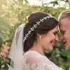 Saç Bantları Çiçek Kız Düğün İçin Başlıklar Kristal Çiçek Kafa Bandı Sier Crown Zarif Saç Aksesuarları Ile Yapay Elmas Bir Amajewelry Amb5A