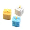 Outros artes e of￭cios Silicone Mold Christmas Gift Candle Mold Aroma Candle Gypsum Moldes para sab￣o DIY 20220913 E3