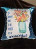 12 colors Sequins Mermaid Pillow Case Cushion New sublimation magic sequins blank pillow cases hot transfer printing DIY personalized gift FY7441