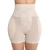 Mutandine da donna 2022 BuLifter Control Body Shaper Falso Pad Imbottito in schiuma Hip Enhancer Mutande Donna Shapewear Clessidra