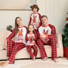 Família correspondente a roupas de Natal de pajamas de família correspondentes ao ano de natal, pai adulto pai e filha filho filho sono bebê meninos roupas de meninas 220913