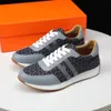 luxury designer Men's leisure sports shoes fabrics using canvas and leather a variety of comfortable materialsize38-44 mkjkk00002