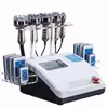 Corps amincissant 40K cavitation ultrasonique multipolaire RF 8 tampons LLLT lipo laser liposuccion sous vide minceur machine soins de la peau salon spa