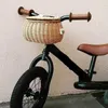 Kosze do przechowywania koszyka rowerowa Dzieci plecak rower trójkołowy Trójcyklowy dostarcza ręcznie robione rattan tkające wiklin