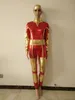 Kadın Süper Kahraman Katsuit Kostümleri Parlak Metalik Zentai Cadılar Bayramı Cosplay Kadınlar/Kızlar Tam Bodysuit