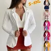 Women's Suits Women's Blazer White Long Sleeve Blazers Jackets Coat Slim Office Lady Jacket Female Tops Suit Femme