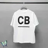 Men's T-Shirts CB White Black Oversize T Shirt Cole Buxton T-Shirt T220909