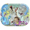 Tobacco Rolling Tray 180x140mm Cartoon Smoking Accessories Metal Cigarette Tobacco Disc Tinplate Herb Handroller