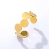 Bangła minimalistyczna biżuteria Złota Kolor stali nierdzewnej