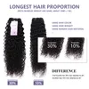 Bulks de cabello Ali Annabelle Hair Bondles Brazilian Curly Bundles 100% Human Weave 1/3/4 Piezas Color natural Kinky 220913