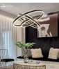 Pendant Lamps Modern 1-3 Pcs Led Ring Lights For Study Room Reading Light Dining Office Luminaire Suspendu Hanging Lamp