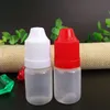 Wholesale 5ml Plastic Dropper Bottles with Child Proof Caps LDPE E Liquid Empty Bottle