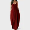 Casual Dresses Summer Women Dress Sexy V Neck Spaghetti Strap Boho Beach Long A Line Party Sundress Robe Elegant Club Outfits VestidosCasual