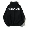 Jacket designer top version design JI new letter print minimalist men and women couple half zip loose sweater