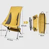 Lägermöbler Portable Moon Chair Lightweight Fishing Camping BBQ Stolar Folding Vandring Leisure Beach