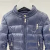 Baby Designer Coat Kid Płaszcz z kapturem zimowa kurtka nowa kołnierz mandarynki gęsta ciepła marna odzież chłopcy Dziewczęce Kurtki odzieży wierzchniej