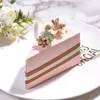 Geschenkomschakeling 10 stks Candy Gift Wedding Boxes Kleine verse cake ronde doos Verpakking Suiker Chocolade zakje Cone Birthday Party Giveaways Engagemen 220913