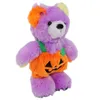 Halloween peluche couleur mignon citrouille cadeau poupée ours peluches