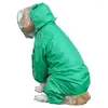 Vêtements de chien 2022 Mignon Pet Raincoat Perfect Rain Gear pour avec capuche 8 tailles 2 couleurs