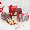 Geschenkwikkel Kerstdoos Kerstman Candy Craft Iron Storage Organizer Tin Mailbox Kerstmis ornamenten Papierbenodigdheden