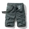 Herren-Shorts, Herrenkleid im Sommer, Modetrend, Baumwolle, mehrere Taschen, gerade, lockere Freizeithose, fünf Minuten