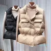 Gilets pour femmes 2022 printemps automne Ultra léger mode femmes gilet sans manches vers le bas