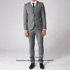 Мужские костюмы мужские блейзеры Classic Slim Fit Men For Groom Wedding Tuxedo 3 Piece Jacket Pating Set Formal Business Blazer