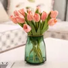 Faux Floral Verdure 125 Pcs Soie Tulipe Haute Qualité Fleurs Artificielles 35 Cm Faux Bouquet De Plantes Home Party Décoration De Mariage Accessoires De Noël J220906