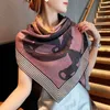 Scarves 70 Cashmere 30 Silk Scarf Doublesided Rope Belt Shawl Winter Stole 135 135cm8560653