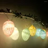 Строки Пасха красочные яйца декоративные светодиодные светодиодные светодиоды