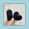 Party Decoration Mini Hanging Chalkboard Memo Taggar Heart Round Shape Board Mes Blackboard Wood Decoration Diy Wood Crafts Drop Deli Dhyxv