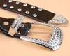 B￤lten Y2K GOTHIC HARAJUKU RHINESTONE BUCKLE BELE For Women Vintage Black Punk Streetwear Top Quality Strap Hip Female Gift