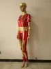 Female superhero catsuit Costumes Shiny Metallic Zentai Halloween Cosplay Women/Girls full Bodysuit