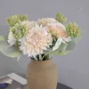 Faux Floral Greenery 1Pcs Fiore artificiale Seta Margherita africana Chrysant Coreopsis Gerbera Girasole Pianta finta per la decorazione domestica di nozze J220906