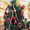 Julekorationer 10 PCS TREE CANDY CANE LOLLIPOP PENDANT XMAS HANGING Ornament för dekoration Party Supplies 220912